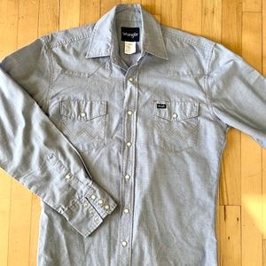 Wrangler Western Pearl Snap Button Shirt